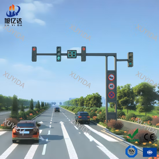 Multifunktionaler Mast (Licht oder Überwachung oder Verkehrssignale in einem Mast)