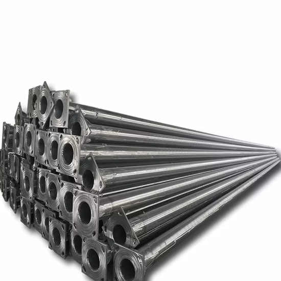 Hochmast-Straßenlaternenmast aus verzinktem Stahl